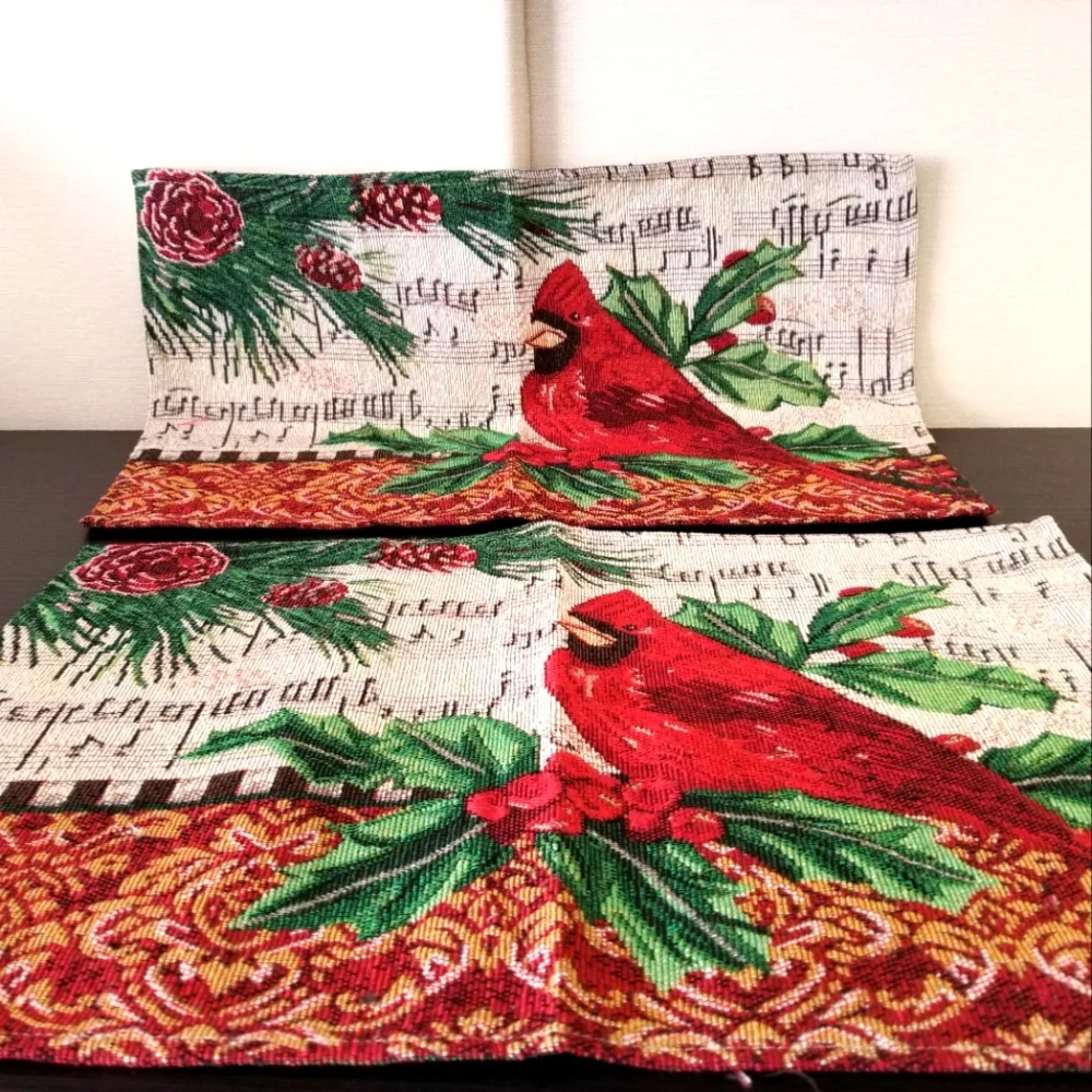 - New Handcrafted Fall Canarie Bird Tablemats, set of 2